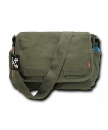 Classic Military Messenger Cotton Canvas