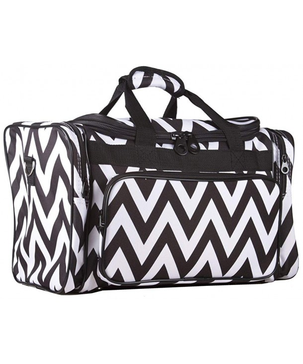 Ever Moda Chevron Medium Duffle