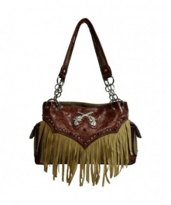 Western Style Double Handbag Purse