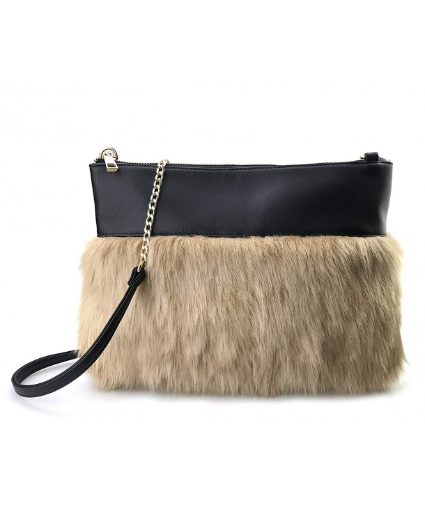 Two tone Texture Leather Shoulder Women