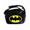 Black Batman Logo Messenger Bag