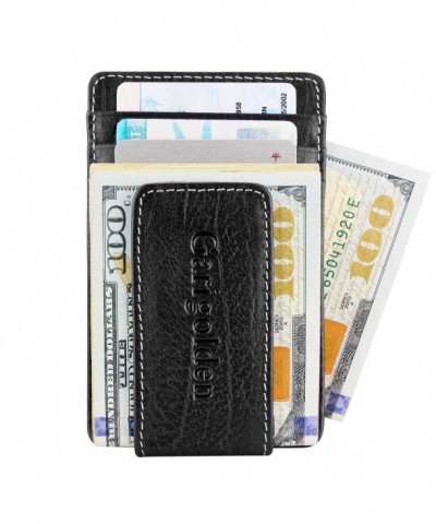 Garigolden Money Leather Blocking Wallet x