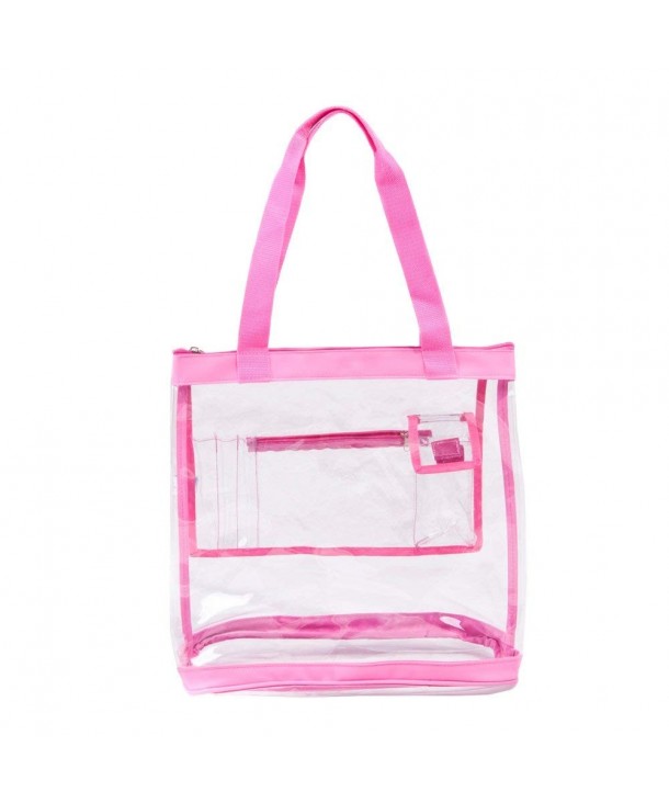 Clear Bag Zipper Closure Pockets