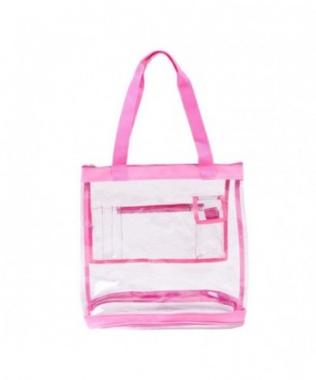 Clear Bag Zipper Closure Pockets