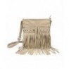 Hoxis Studded Tassel Zipper Leather