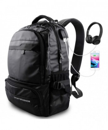 Backpack Waterproof Backpacks Headphones 15 6 inch