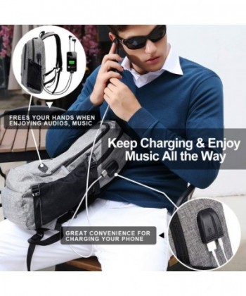 Backpack Business Resistant Charging Computer - Grey - C218H7Q24HH