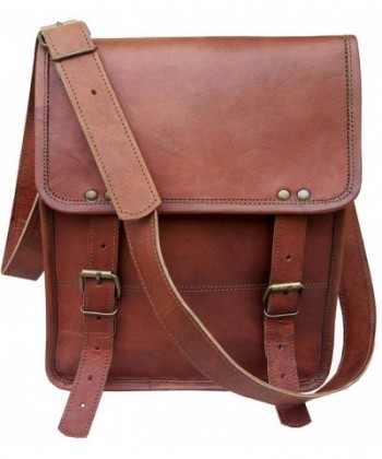 Leather Crossbody Messenger Business Briefcase