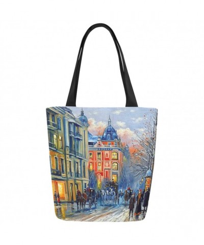 InterestPrint Painting Canvas Shoulder Handbag