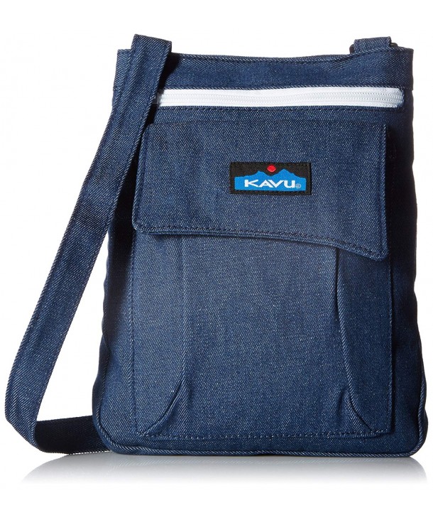KAVU Keeper Backpack Denim Size