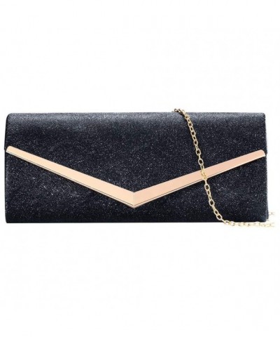Envelope Evening Clutches Handbags Detachable
