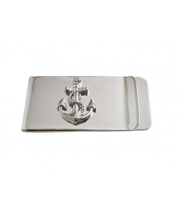 Detailed Nautical Anchor Money Clip