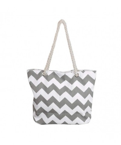 Premium Chevron Canvas Shoulder Handbag