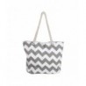 Premium Chevron Canvas Shoulder Handbag