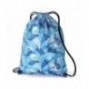 Hawaiian Drawstring Backpack Turtle Floral