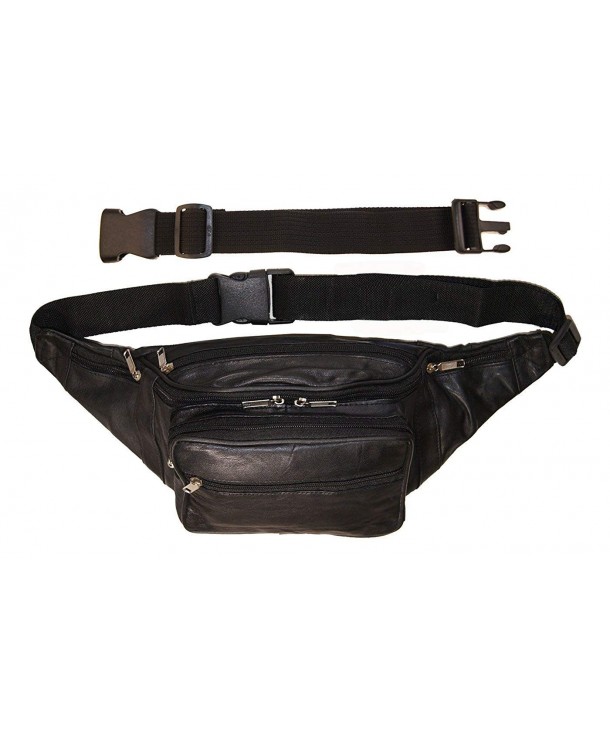 Genuine Leather Jumbo Sized Pouch/Fanny Pack with 18