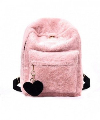 YSMYWM Backpack Shoulder Fluffy Pendant