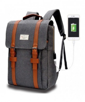 Backpack Modoker Vintage Charging Rucksack