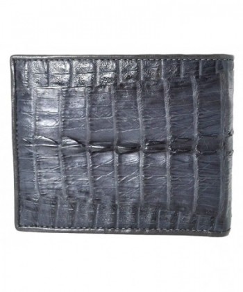 Authentic Crocodile Skin Bifold Leather