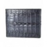 Authentic Crocodile Skin Bifold Leather