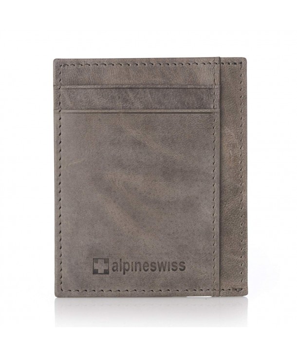 Alpine Swiss Front Pocket Wallet