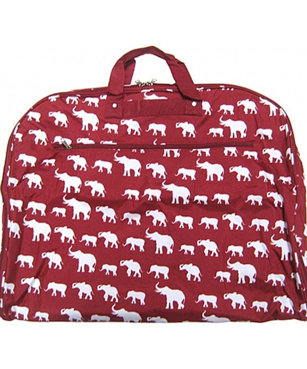 Elephant Garment Luggage Alabama Burgundy