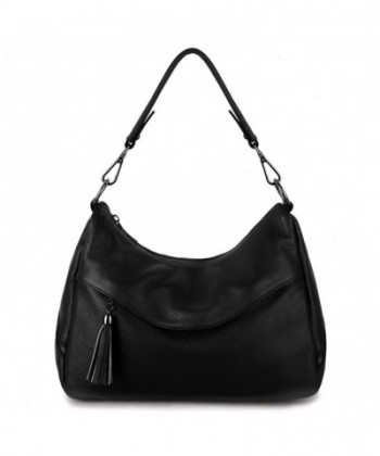 YALUXE Cowhide Leather Shoulder Handbag