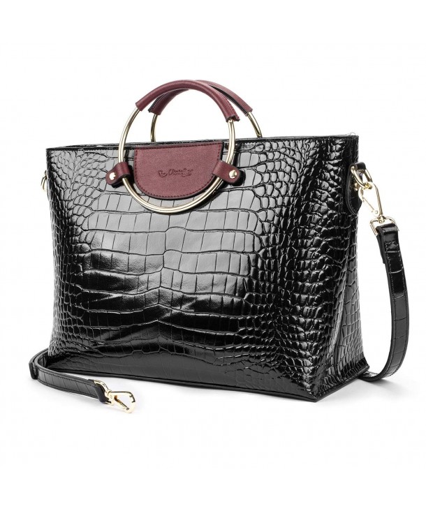 Utotebag Crocodile Embossed Handbags Shoudler