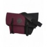 Duluth Pack Messenger Burgundy Black