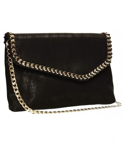 Stella Envelope Metallic Clutch Bag