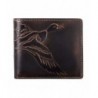 Co Bifold Hand Burnished Finish Mens Wallet Duck