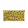 Polka Patent Envelope Clutch Yellow