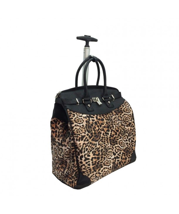 Wild Leapord Rollie Tote Foldable