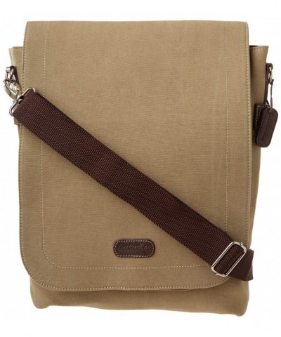 Leatherbay Urban Hipster Messenger Stone