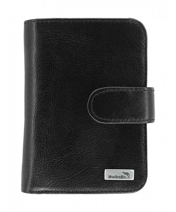 WalletBe Womens Leather Billfold Accordion