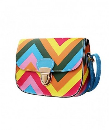 Voberry Women Rainbow Shoulder Messenger