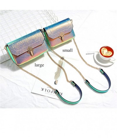 Marchome Snakeskin Hologram Crossbody Shoulder