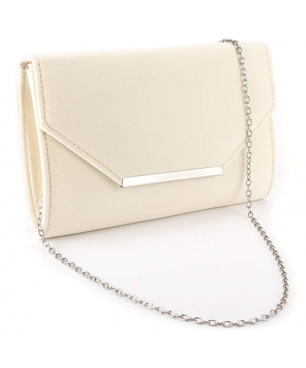Anladia Velvet Envelope Handbag Structured