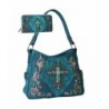 Western Rhinestone Embroidered Handbag Matching