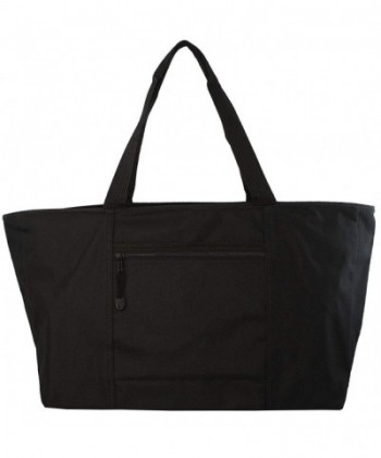 Large Poly Zippered Tote Bag