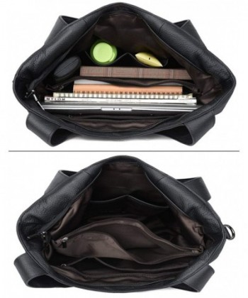 Shoulder Leather elegant Handbags - Black - CF18CWSS6U0