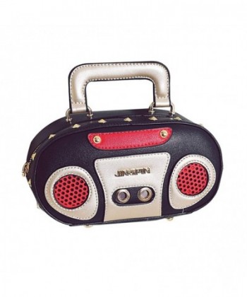 Leather Radio Crossbody Clutch HandBag