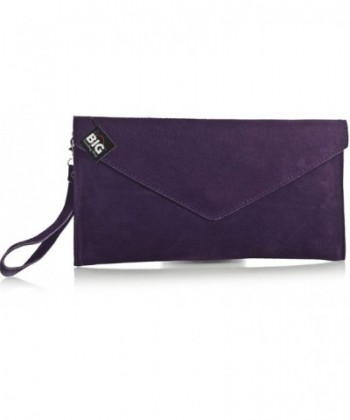 Handbag Italian Leather Envelope Clearance