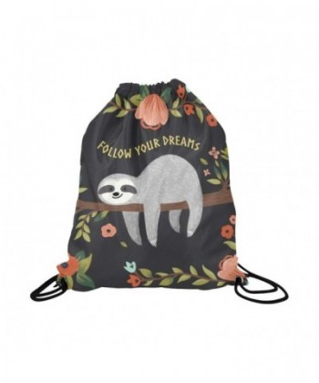 InterestPrint Follow Drawstring Backpack Daypack