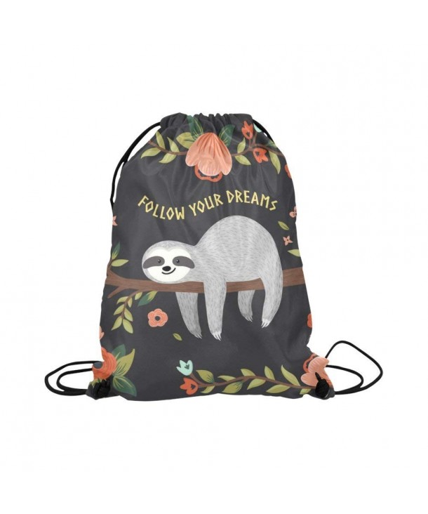 Funny Design Print Drawstring Backpack School Travel Daypack Gym Bag ...