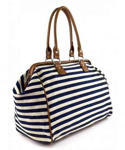 Classic Nautical Stripe Shoulder Handbag