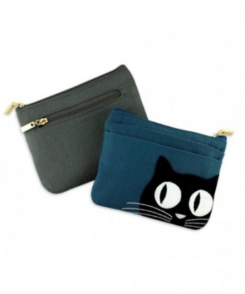 Zip Wallet - Cat Applique - Brick - CV11TYG2BZF