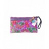 Purple Garden Tribal Clutch Embroidered