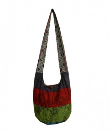 Cotton Crossbody Messenger Patchwork Paisley