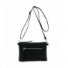 Multi functional Wristlet Clutch Crossbody Black